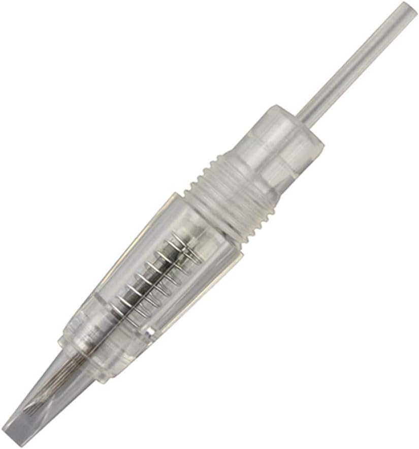 Guapa 50pcs Microblading Tattoo Needles Disposable Stainless Steel Sterilized Cartridges Needles for Permanent Makeup Machine Eyebrows Eyeliner Lip Beauty Device (50pcs Needles 1P)