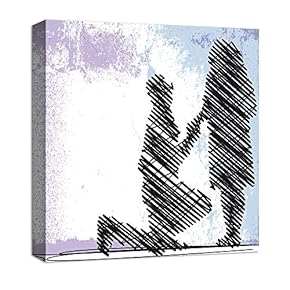 signwin Canvas Wall Art Romantic Couple Canvas Prints...