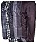 Basics Men's 6 Pack Woven Drawstring Thin - Lightweight Sleep & Lounge Pants (Medium 32-34, 6 Pack - Assorted Classic Plaids)