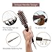 FIXBODY Round Hair Brush with Boar Bristles, Nano Thermal Ceramic, Ionic Tech, Roller Hairbrush for Blow Drying, Curling, Straightening (2.2 inch, Barrel 0.98 inch)