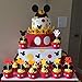 30PCS Mickey Inspired Cupcake Toppers Kids Birthday Party Cake Decoration Supplies