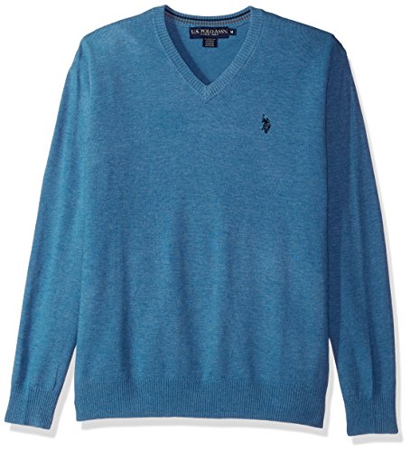 U.s. polo assn. men s stretch fabric solid v-neck sweat…