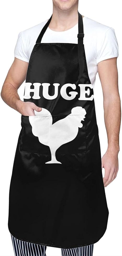 Amazon.com: Huge Cock Funny Offensive Chicken Aprons Adjustable