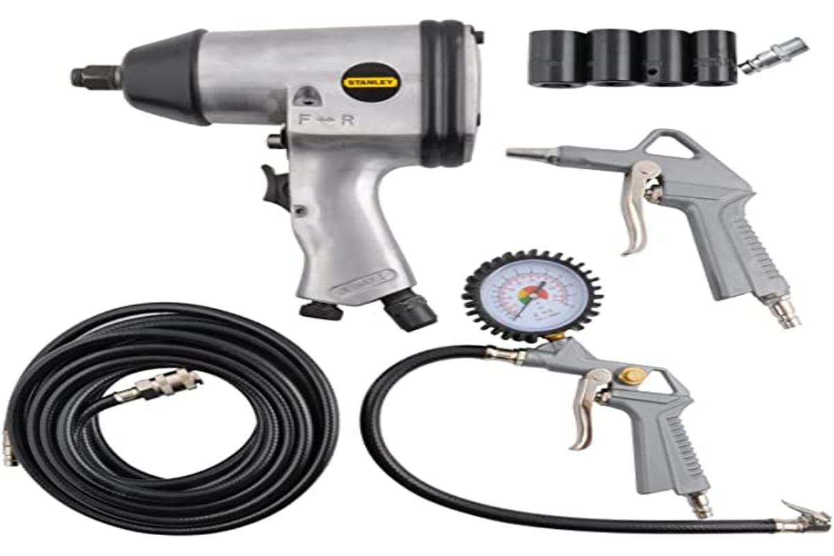 Air Impact Wrench Air Kit 8 Piece