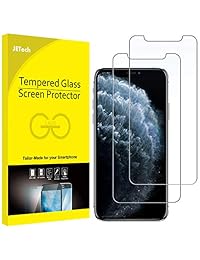 JETech - Protector de pantalla para Apple iPhone XS Max de 6,5 pulgadas, cristal templado, 2 unidades