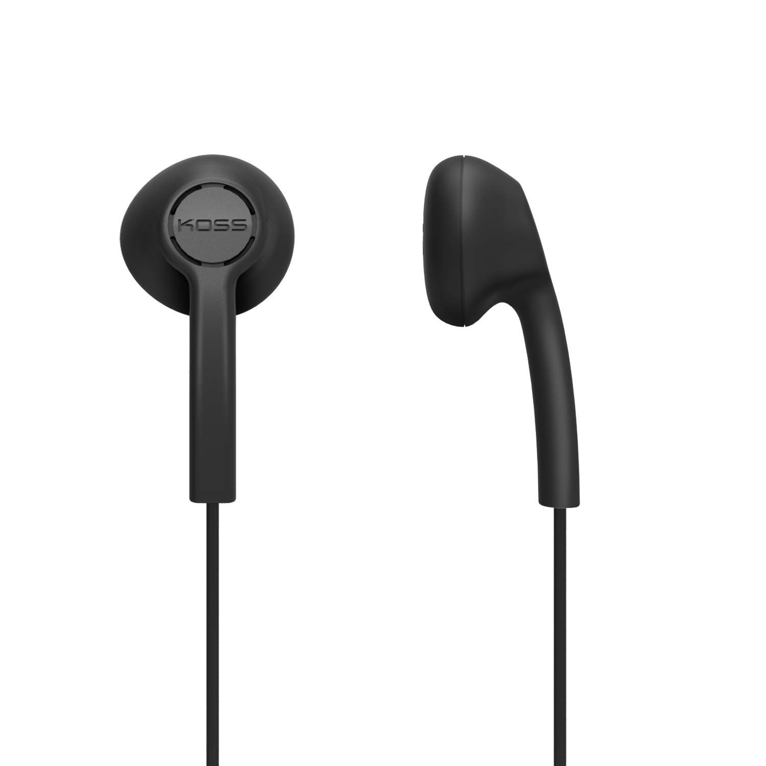 Koss Stealth KEB/4 In-Ear Earbud Black, with Spool Carrying Case