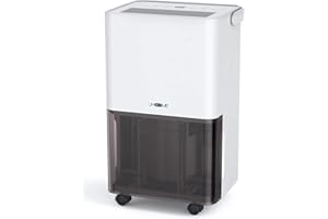 Uhome 30 Pint Dehumidifier - for Basement with Activated Carbon Filter,Ultra Quiet, Humidity Sensor, Auto Shut Off, Continuous Drainage Hose - Ideal Dehumidifiers for Home, 1500 Sq Ft Dehumidifiers