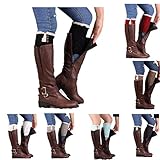 Leg Warmers, Women Lace Stretch Boot Leg Cuffs Boot Socks