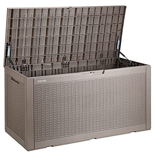 VEVOR Deck Box, 100 Gallon Outdoor Storage Box, 48.0" X 21.5" X 24.5