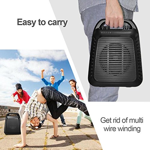 Portable PA System Wireless Microphone SD-90A 60W Bluetooth Karaoke PA Speaker Rechargeable Loud Speaker for Classroom, Party, Outdoors Or Stage Performance