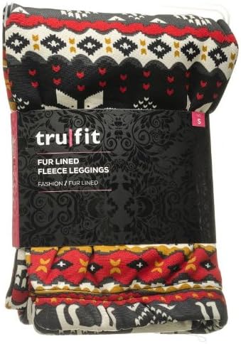 Tru Fit Fur Lined Fleece Leggings (Small, Designed)
