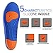 Sports Gel Insoles and Shoe Inserts for Women and Men Breathable Cushion with Small Holes,Sizes 5-10 by HLYOON(S)