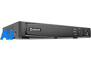 Anpviz AI 12MP 8CH POE NVR (12MP/8MP/6MP/5MP/4MP/3MP/1080P) Smart AI POE Network Video Recorder - Supports up to 8 x 12MP POE Cameras, 8-Channel Power Over Ethernet (Not Included HDD)