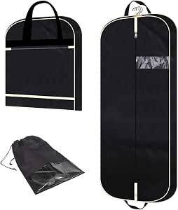 Amazon.com: Bolsa de ropa de 54 pulgadas con bolsillos extra grandes para  viajes, funda de traje reforzada para hombres y mujeres, bolsas colgantes  plegables para ropa, camisas, vestidos, abrigos : Ropa, Zapatos
