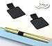 Pen Loop with Self-adhesive Back,Leather Pen Holder Clip for Notebook, Sketchbooks Journals and Planners,Set of 2 from Diames