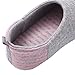 bestfur Women's Comfortable Breathable Cotton Waterproof Yoga House Slippers Shoes Pink L(8-9 US)
