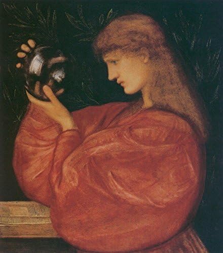 Cutler Miles Astrologia by Sir Edward Burne Jones Hand Painted Oil on Canvas Reproduction Wall Art. 22.5x25