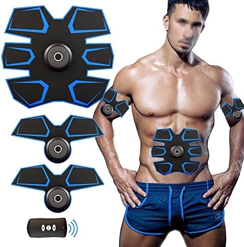 2018 new Abs Trainer & Abs Simulator YUKEFENG Stomach Toning Belt & EMS Muscle Trainer for Abdomen /Waist /Leg/Arm/Buttock with 6 Modes & 15 Levels and USB Rechargeable, Body Fitness Exercise Equipment (man / woman)