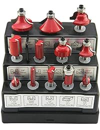 Nortools Router Bits Set en vitrina 12pcs