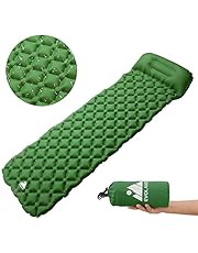 AGM Materassino da Campeggio Gonfiabile con Cuscino Gonfiabile Materasso, Materassino da Campeggio Leggero per Campeggio, Escursionismo, Viaggio, Spiaggia 74x23.6x2.36 Inches (1.04Lb)