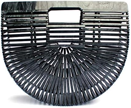 Womens Acrylic Clutch Handbag Large Tote Bag Beach Bag