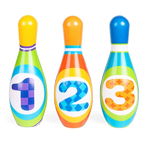 image for Best Choice Products Kids Sports Soft Lightweight Foam Bowling Toy Set