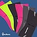 TrailHeads Womens Ponytail Headband - Moisture Wicking Hair Headband for Running, Winter, Workout - Athletic Headband Women - Black