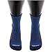 adidas Men's Cushioned X II Mid Crew Socks (2-Pair), Denim Blue/Collegiate Navy/Energy Red/Black, Large, (Shoe Size 6-12)