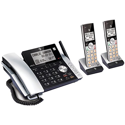 AT&T CL84215 DECT 6.0 Expandable Cordless Phone System w/Digital Answering