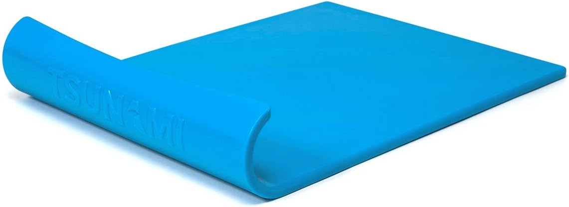 Tsunami Cutting Board | Unique Wave Designed to Make Prepping Safer, Easier and FASTER | Durable, Non-Slip Cutting Board for Food Prep | BPA-Free, Non-Porus, Dishwasher Safe (Blue)