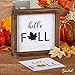 Give Thanks, Farm Fresh Pumpkins, Hello Fall Stencil Set | Reusable Sign Stencils for Painting on Wood | 3 Pack | Ideal for Wood Signs, Walls, Furniture (DIY Fall Home Decor)
