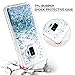 Caka Galaxy S9 Case, Galaxy S9 Glitter Case Liquid Series Luxury Fashion Bling Flowing Liquid Floating Sparkle Glitter Soft TPU Case for Samsung Galaxy S9 (Blue)