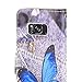 UrSpeedtekLive Galaxy S8 Case, Galaxy S8 Wallet Case Folio Flip Premium PU Leather Case Cover with Card Holder Slot Pockets, Wrist Strap, Magnetic Closure for Samsung Galaxy S8 (2017),Butterfly