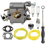 Hilom Carburetor For 309362001 309362003 Homelite Chainsaw UT10540 UT10542 UT10544 UT10546 UT10548 UT10560 UT10566 UT10568 UT10580 UT10582 UT10584 UT10586 UT10588 35cc 38cc 42cc Carb
