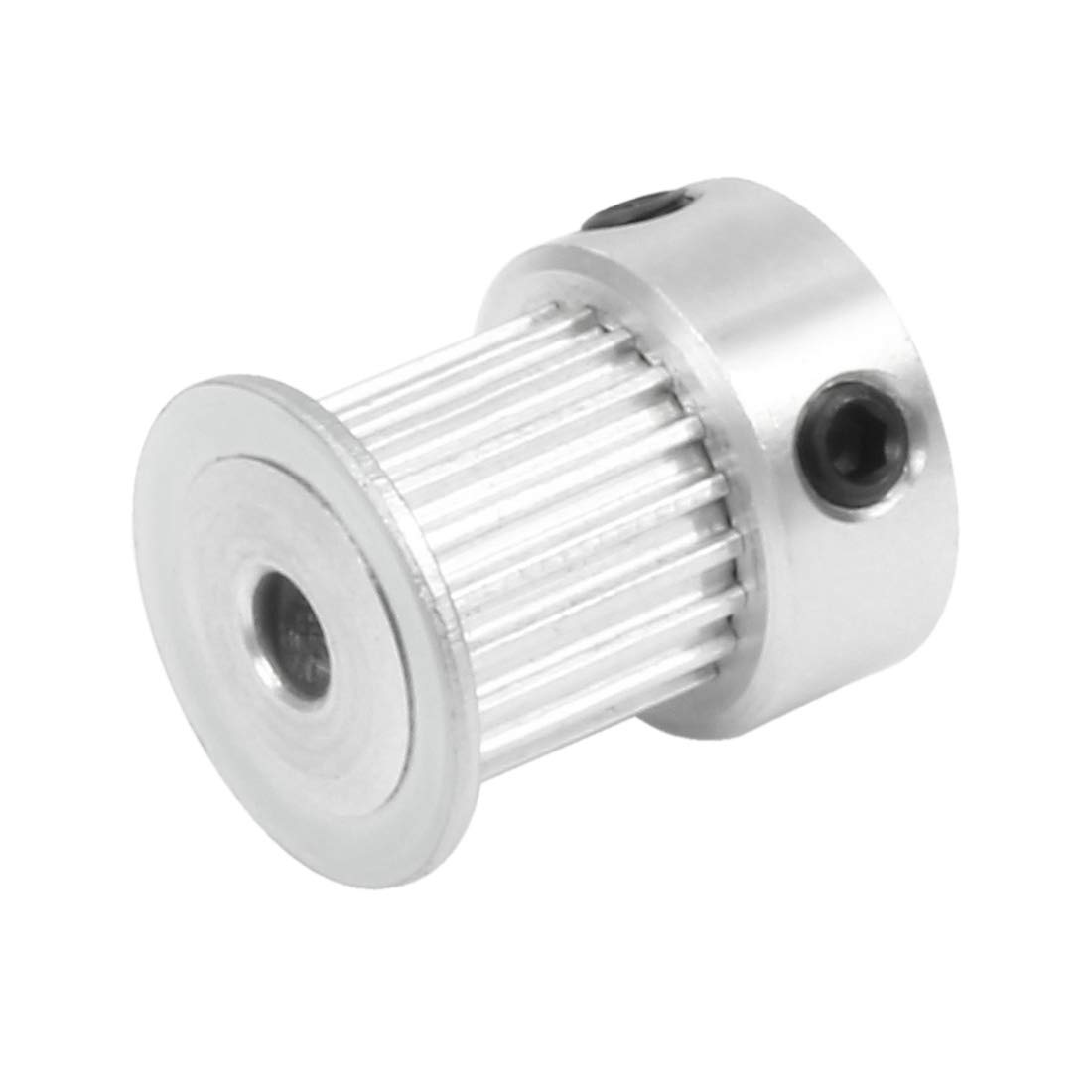 sourcingmap Aluminum MXL 20 Teeth 4mm Bore Timing Belt Pulley Flange