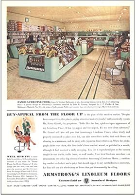 Amazon Com Relicpaper 1937 Armstrong Linoleum Floors Grauels