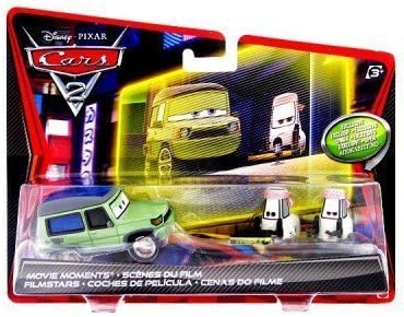 Amazon Mattel Disney Pixer Cars2 Movie Moments Miles Axlerod Tokyo Party Team ディズニーピクサーカーズ2 マイルズ アクセルロッド トーキョー パーティ チーム ヨーロッパ限定 2パック 並行輸入品 ミニカー ダイキャストカー おもちゃ