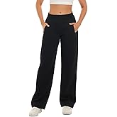 HOdo 32"/34" Inseam Womens Tall Sweatpants Fleece Joggers for Women Wide Leg Pants with Pockets for Workout