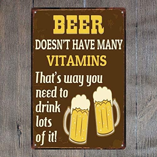 Sandin 20x30cm Vintage Metal Tin Wall Sign Plaque Poster for Cafe Bar Pub Coffee #1 1