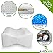 Knee Pillow for Side Sleepers - Contour Legacy Leg Wedge for Sleeping - Sciatica, Hip, Joint and Lower Back Pain Relief - Orthopedic Cooling Gel Memory Foam for Under Knees & Between Legs Support