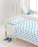 aden + anais classic toddler bed in a bag; fluro blue