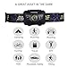 Miady LED Headlamps, 160 Lumen CREE LED + Red Light, Waterproof, Lightweight, AAA Batteries Included - 3 Pack
