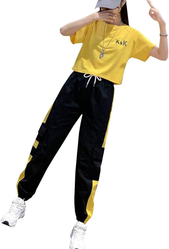 Amazon Duwei ドゥウェイ レディース カジュアル 可愛いスポーツウェア 半袖 ルームウェア 上下 スーツ バドミントンウェア 運動着 二点セット テニスウェア セットアップ ルームウェア パジャマ ルームウェアセット 通販