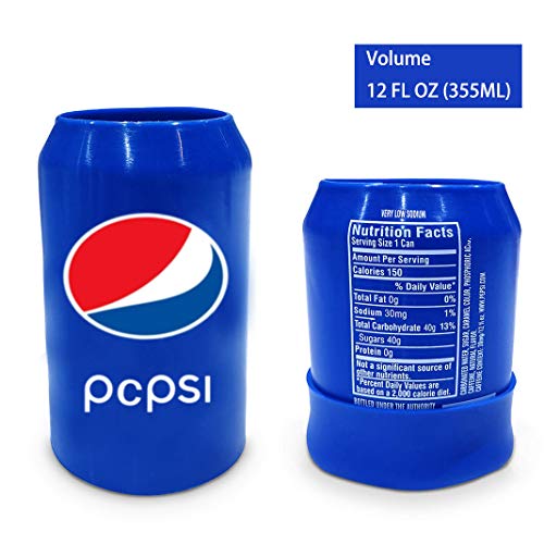 JUSHOOR Beer Can Covers Beverage Bottle Silicone Sleeve Hide a Beer 350ml (2Pack)