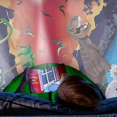 Kids Dream Bed Tent Twin Size Deluxe Space Adventure & Dinosaur