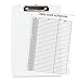 Clipboard, Transparent, Insert, See-Thru Insert Documents You Need to See Quickly Between The Transparent Acrylic Sheets for Quick Reference. Both Sides Remain Visible. Dry Erase Compatible