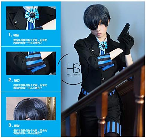 Amazon コスプレ衣装 黒執事 シエル ファントムハイヴ 劇場版 豪華客船編 帽靴下手袋付 女s 女ll コスプレ 仮装 通販