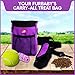 Pet Parade Boutique Dog & Puppy Treat Pouch, Training Treat Bag with Built-in Waste Bags Dispenser, Shoulder Strap & Extended Waist Belt
