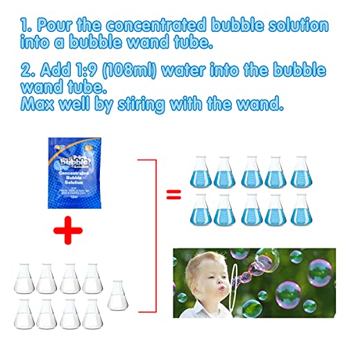 JOYIN 12 Pack 15’’ Large Bubble Wands Toy, Value Pack Summer Toy Bulk