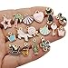 iloveDIYbeads 30pcs Assorted Enamel Gold Plated Animals Fruit Moon Star Dainty Dangle Charm for Jewelry Making Necklace Bracelet Ankle Earring Jewelry DIY Findings (M300)